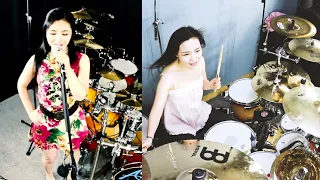 Guns N' Roses - Sweet Child O' Mine Drum and Vocal cover by Ami Kim(76-2)