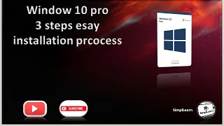 window 10 pro fully installation  setup || in few easy steps || for PC and laptop.