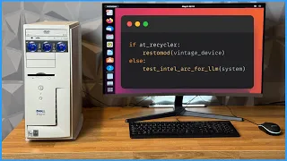 Retro Dell Sleeper Build with Intel Arc & Ryzen 5 For Local LLM