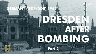 176 #Germany GDR DDR 1962 ▶ Dresden after Bombing 1945 - Capital of Saxony Sachsen Altmarkt Schloss