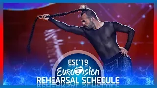 Eurovision 2019 : Full Rehearsals Schedule and Shows