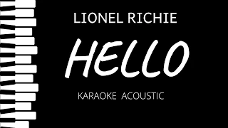 Hello - Lionel Richie (Karaoke Acoustic Piano)