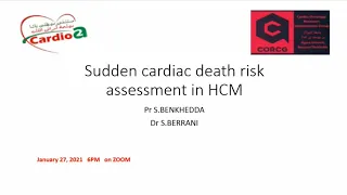 Assessement of SCD in HCM patients by Dr. S. Berrani