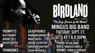 Mingus Big Band Centennial | “O.P.” by Charles Mingus | Live at Birdland Jazz Club