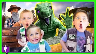 Dino Dig ADVENTURE! with HobbyHickory HobbyKidsTV