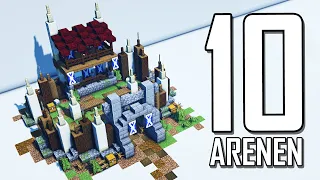 10 Arenen in Minecraft 🔟 Minecraft Arena bauen deutsch