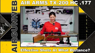 AIR ARMS TX-200 HC – Effective Shots At What Distance?