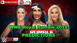 WWE Royal Rumble 2019 Женские прогнозы на матчи Rumble Match WWE 2K19