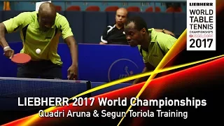 2017 World Championships | Quadri Aruna and Segun Toriola Training