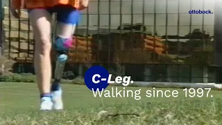 Walking since 1997 with the C-Leg Microprocessor Controlled Knee Joint (MPK) | Ottobock