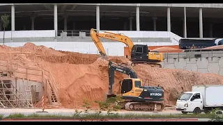 Arena MRV - 09/02/2023 - 3/ ABERTURA PARA HALL DA ESCADA, PASSARELA & TRECHO DA RUA INDO BEM DEMAIS.