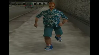 GTA 3 Ped Quotes - Fat Ginger Male w/ Blue Outfit