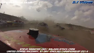 Steve Webster #401 | Saloon Stock Cars | English Championship 2014 | St Day