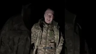 HIT! Ukraiński żołnierz przemówił nocą do rosyjskiej armii