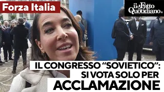 Il congresso sovietico di Forza Italia: non si vota ai seggi ma per acclamazione. E Gasparri attacca