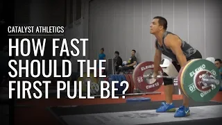 How Fast Should the First Pull Be in the Snatch & Clean?