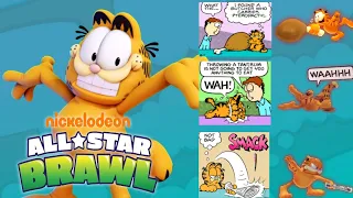 Finding the many references for Garfield in Nickelodeon All Star Brawl