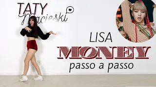 MONEY - Lisa dance TUTORIAL mirror slow - Coreografia passo a passo | Taty Macieski