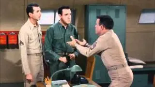 Gomer Pyle S2 Carter getting mad at Pyle after he loses his voice!