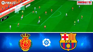 FIFA 23 - MALLORCA vs BARCELONA - LA LIGA 23/24 FULL MATCH | PC GAMEPLAY 4K