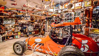 The Ultimate MAN CAVE (vintage everything) - Hot Rod Hoarders Ep. 11