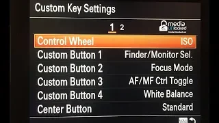 Sony A7 III – Setting Up Your Custom Function Buttons C1,C2,C3 Ect