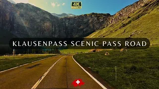 4K Alpine Scenic Drive, Heidi's Hometown Glarus Switzerland