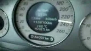 Mercedes-Benz E 320 CDI V6 W211 @ 240 km/h