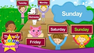 What day is it today? It's Monday Tuesday Wednesday (Day of the week) - English song for Kids