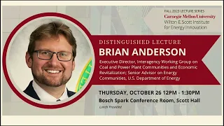 Distinguished Lecture with Brian Anderson