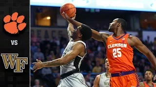 Clemson vs. Wake Forest Basketball Highlights (2017-18)