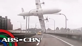 TV Patrol: Plane crash sa Taiwan nakunan ng video