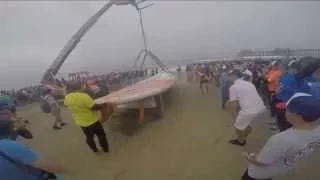 Biggest Surfboard in the World - Huntington Beach - GoPro of Epic World Record Ride