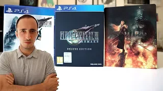 Final Fantasy VII Remake -  Deluxe Edition Unboxing ITA