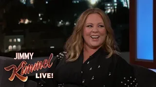 Melissa McCarthy on Kimmel Injury & Parents Staying with Her