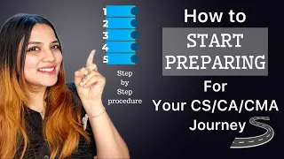 How to START STUDY PREPARATION for your CS/CA/CMA journey in 2023 | Study Routine | Neha Patel