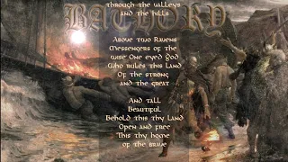 Bathory - Song to Hall Up High/Home of Once Brave - Lyric Video