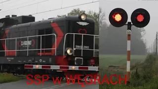 Przejazd kolejowy (SPA-1) Węgry, ul. Kolejowa | Polish railroad crossing