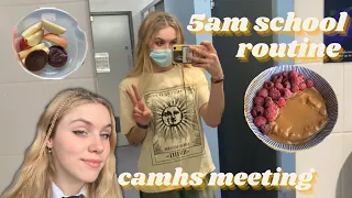 a day in my life | what I eat in a day | my 5am school routine | weigh day & camhs meeting