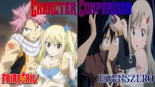 Fairy Tail Vs Eden Zero Character Comparison