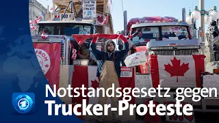 Kanadas Premier Trudeau setzt Notstandsgesetz gegen Trucker-Proteste ein