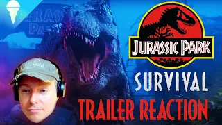 Jurassic Park: Survival - TRAILER REACTION