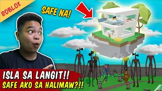 Gumawa Ako ng Floating House Safe sa Halimaw! - Build to Survive Roblox