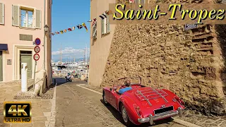 Saint Tropez, France, Hot Summer Sunday walk | French Riviera 4K