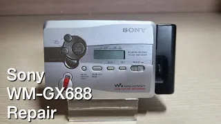 Sony WM-GX688 Repair Cassette Walkman