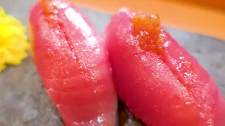 Tuna Cutting Skill, Tuna Seared Bonito & Sushi, Seafood - Japan Street Food #17