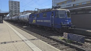 Güterzug Durchfahrt Pratteln #eisenbahn #fy #train #trainspotting #zug #sbb #güterzug