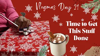Vlogmas Day 21 | Quick Dinner, Hot Chocolate and Gift Wrapping