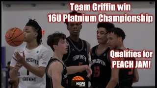 Team Griffin 2025 win Nike E16 Phoenix Platinum Title, Full Title Game Highlights