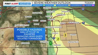 First Alert Weather Day: Risk severe storms